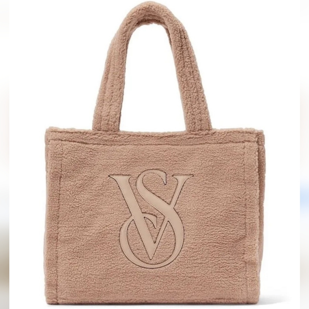 Victoria's Secret Tan Sherpa Tote